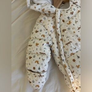H&M 2-6 mo EUC bunting suit